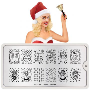 MoYou Festive 46 Stamping Plates (Christmas)