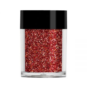 Lecente Deep Red holographic glitter
