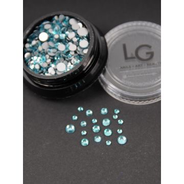 L&G Strass Light Blue 300pcs size 4
