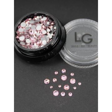 L&G Strass Light Pink 300pcs size 4