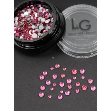 L&G Strass Pink 300pcs size 4