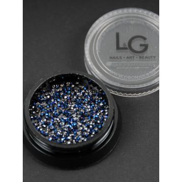 L&G Strass Studs Blue