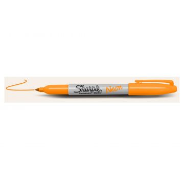 Sharpie Pen Neon Orange