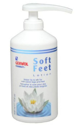 Soft Feet Lotion pomp dispenser