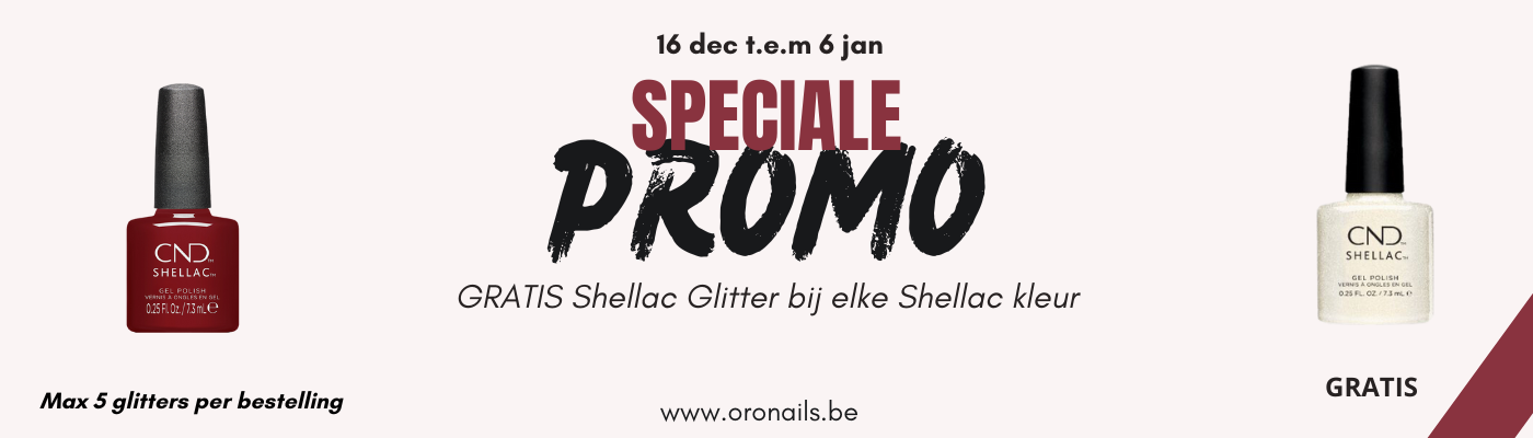 Promo banner Shellac + glitters